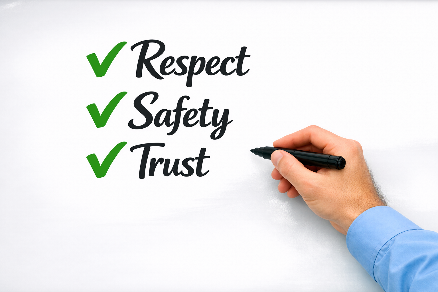 Respect, Safety, and Trust