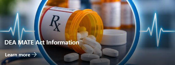 DEA MATE Act Information graphic